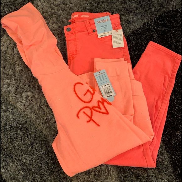 Cat & Jack Other - ✨FEELING PEACHY✨🍑 GIRLS OUTFIT✨❗️✨